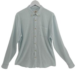 Marine Layer California Oxford Shirt Size Marge M/L in Iced Mint